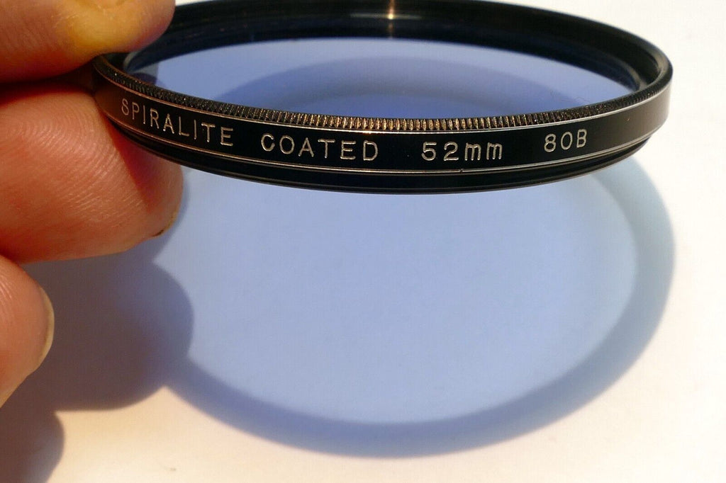 Spiralite  52mm Filter 80B Blue made in Japan