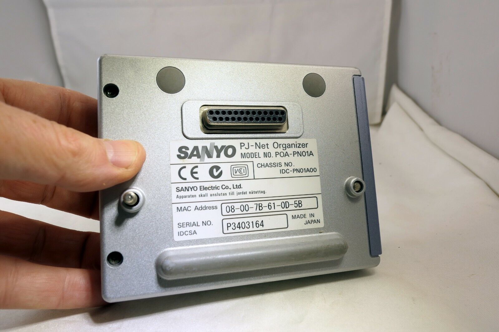 Sanyo PJ-Net Organizer model POA-PN01A IDC-PN01A00 for projector LAN networking