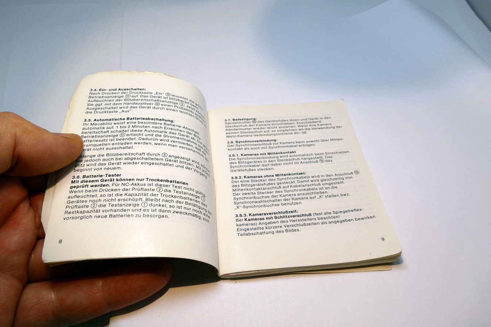 Mecablitz 30 BCT 4 german Deautche Ausgabe bedienungsanleitung guide manual book