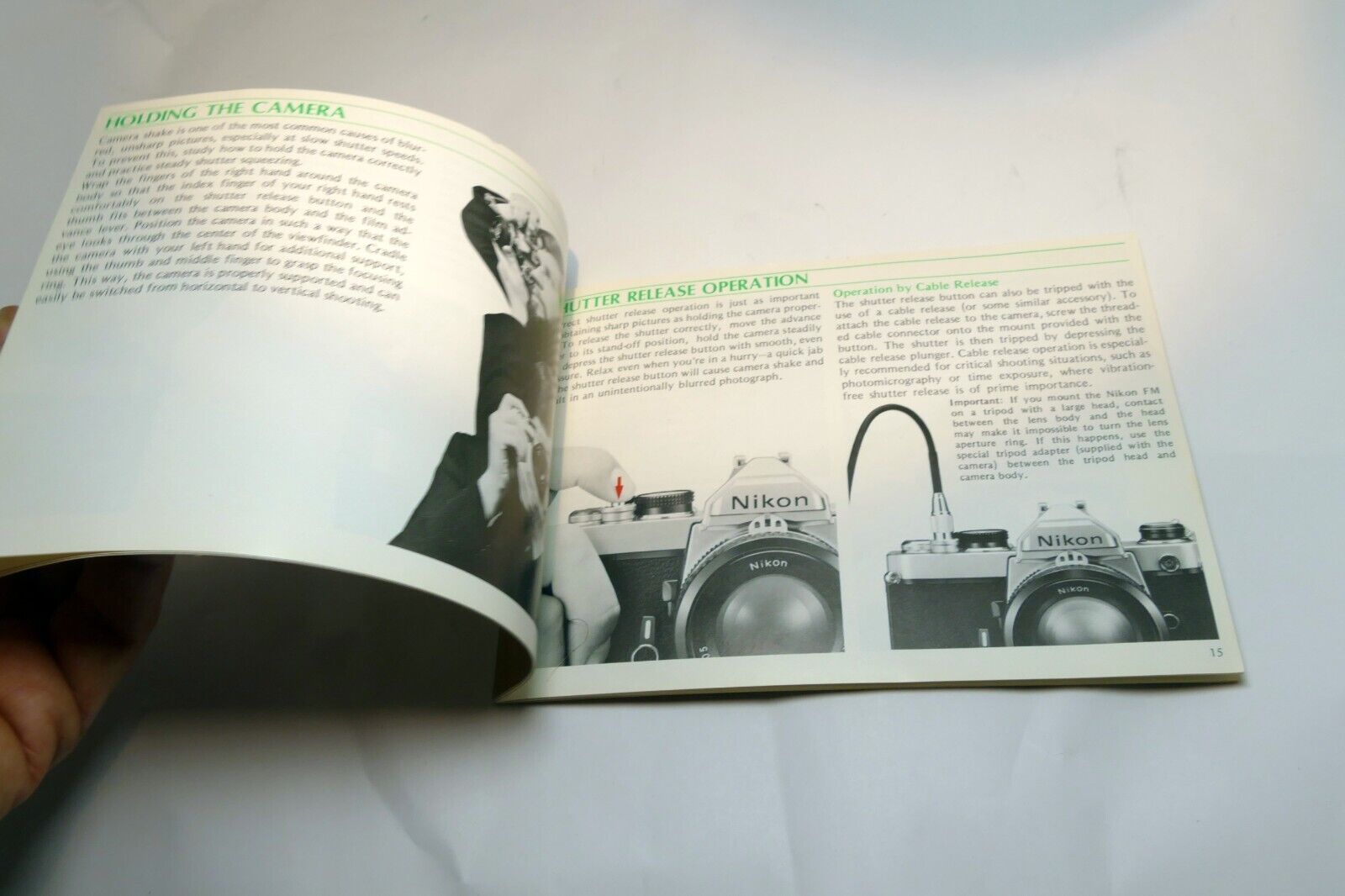Nikon FM2 Camera Photography Guide Instruction Manual English EN - OEM vintage