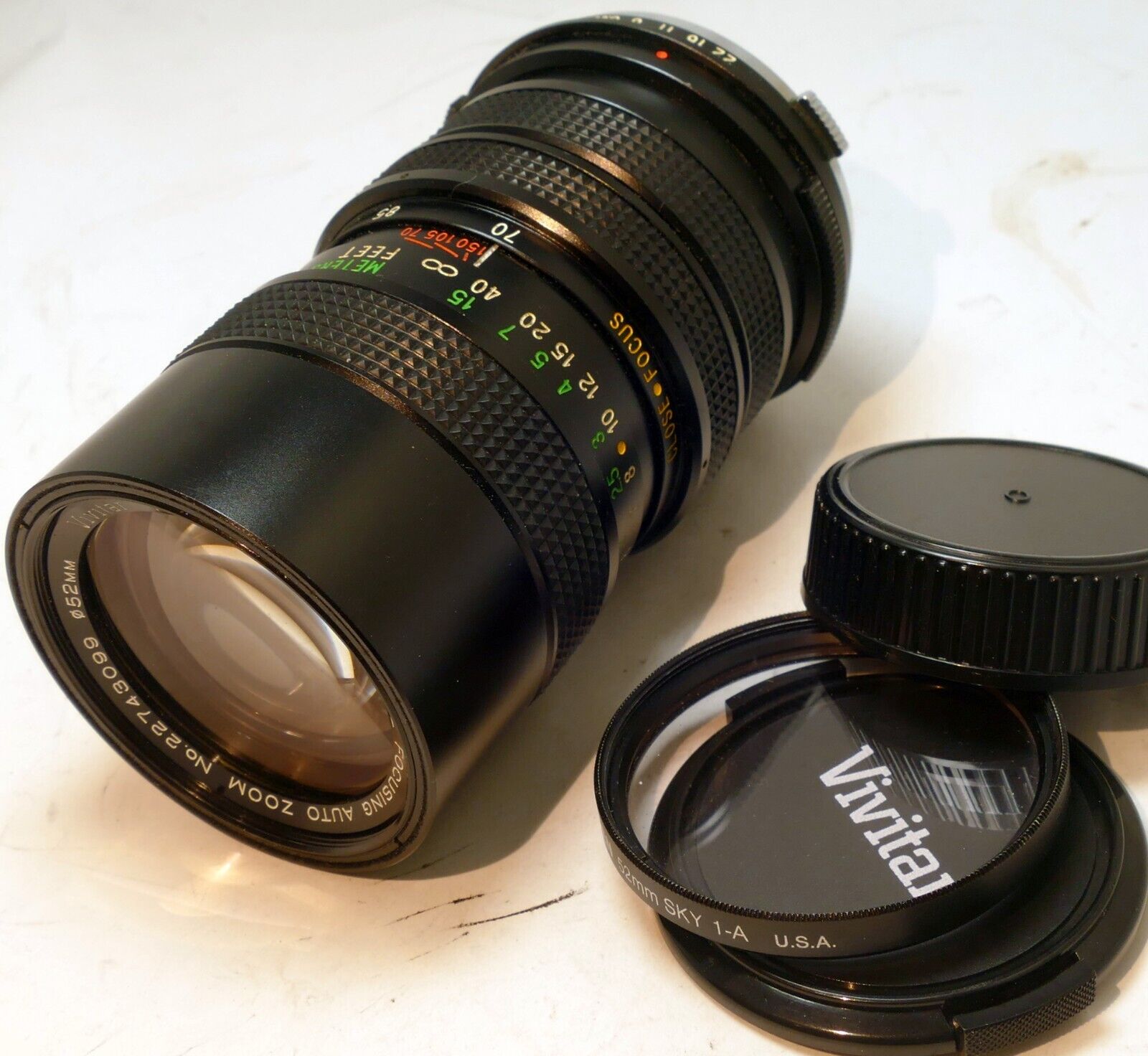Vivitar 70-150mm f3.8 Manual Focus OM-Mount Zoom Lens for Olympus 2