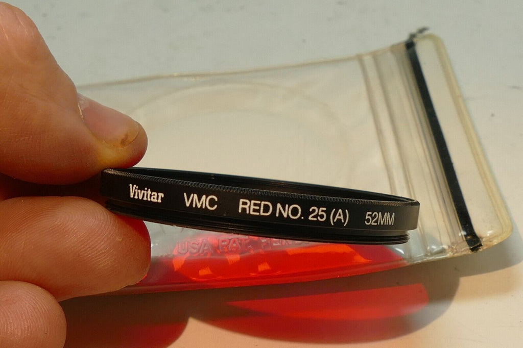Vivitar VMC 52mm RED No. 25A  Filter Multi-Coated