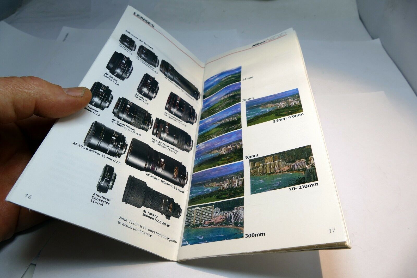 Nikon N2020 Camera  Brochure Photography Guide EN 1986 Dual Autofocus "All New"