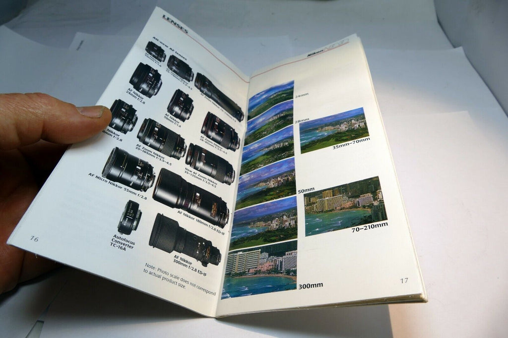 Nikon N2020 Camera  Brochure Photography Guide EN 1986 Dual Autofocus "All New"