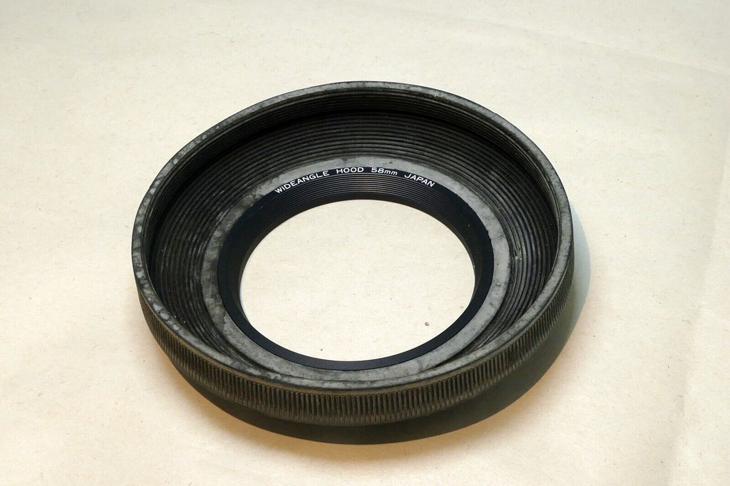 58mm Rubber collapsible Lens Hood Shade for 24mm f2 wide angle