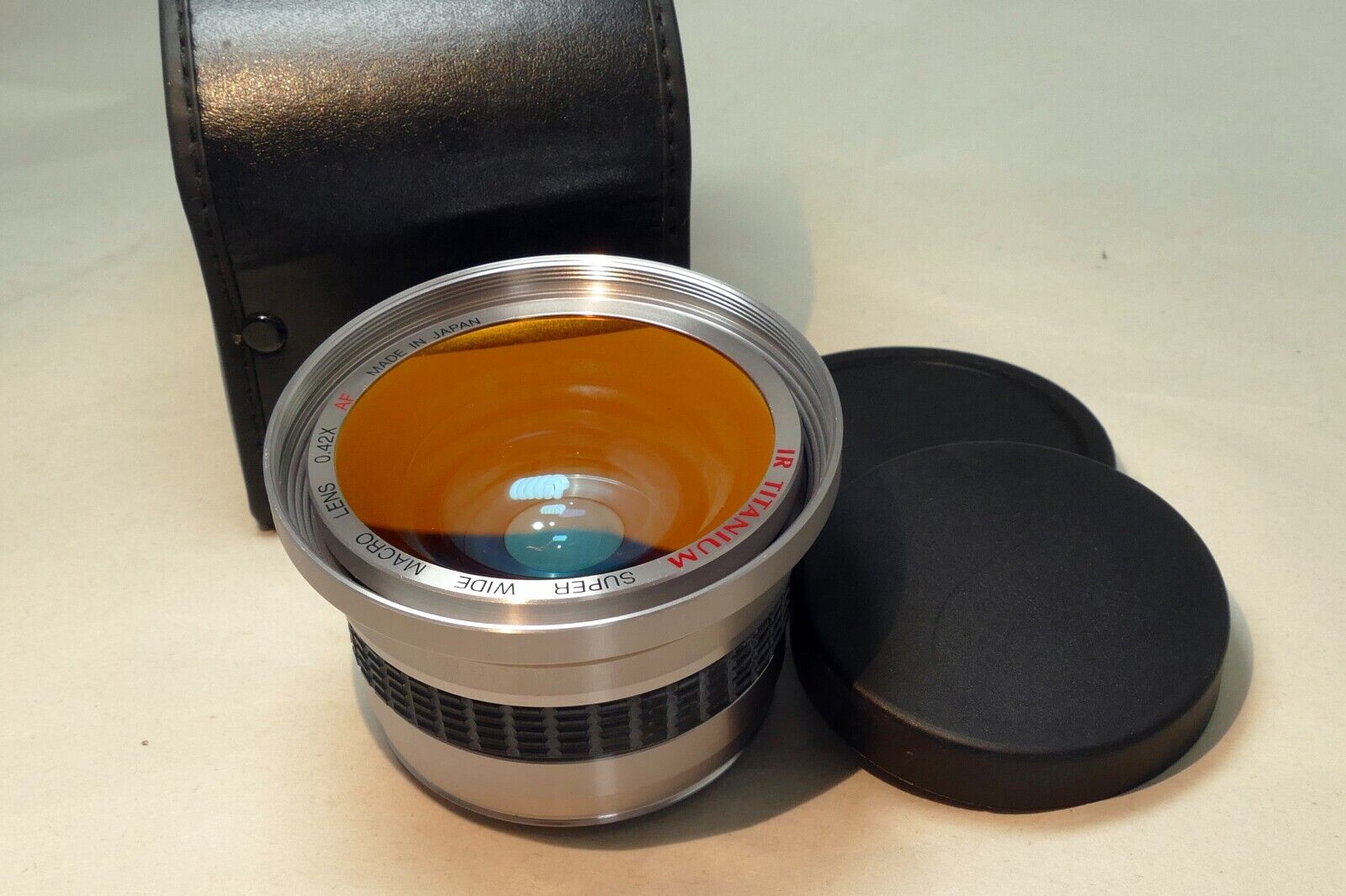 IR Titanium Super WIDE AUX Camera LENS Series VII 54mm threads - with haze AS IS