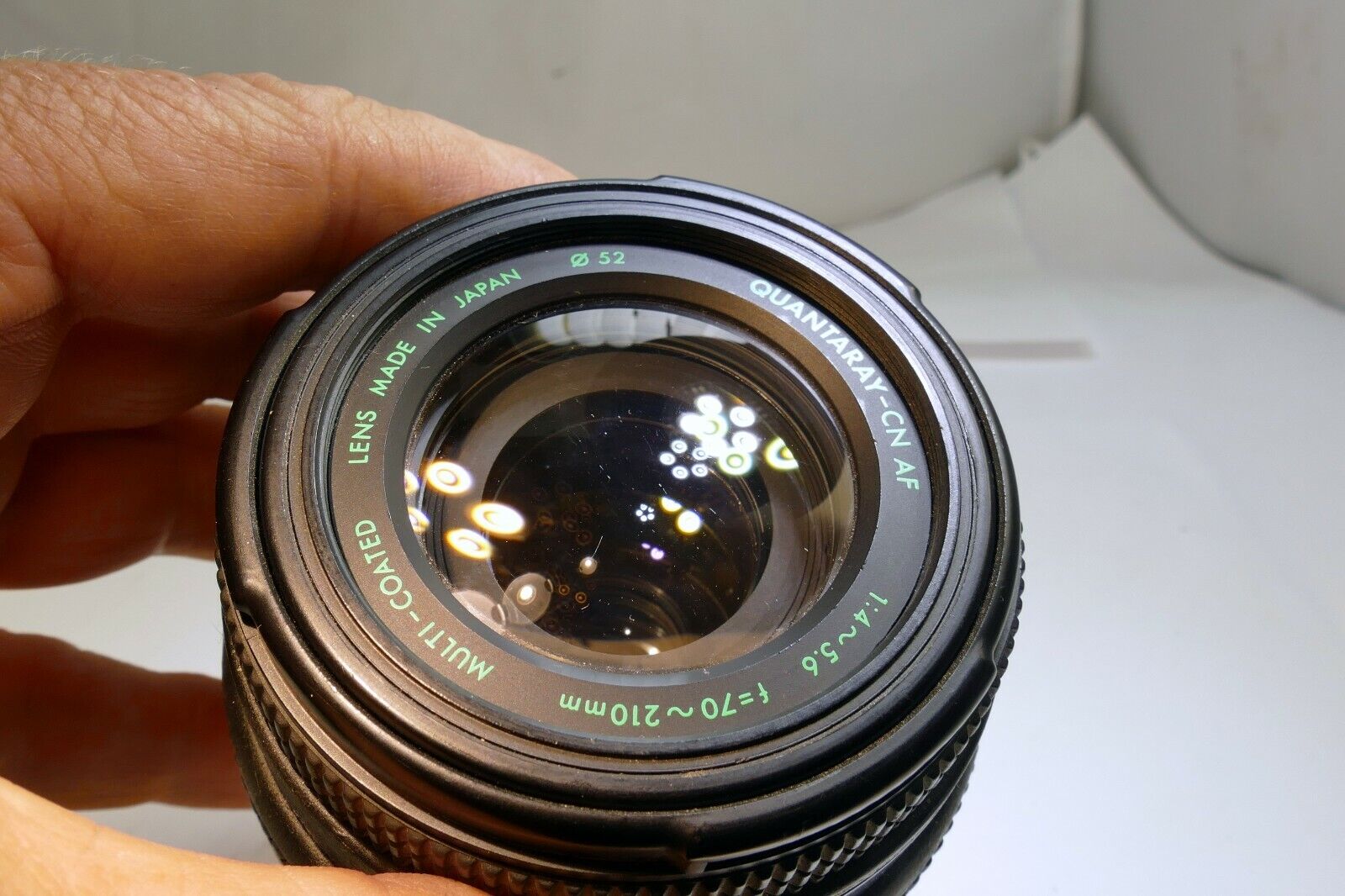 Quantaray 70-210mm f4-5.6 AF Lens for Canon EF - AS IS for arts repair error 99