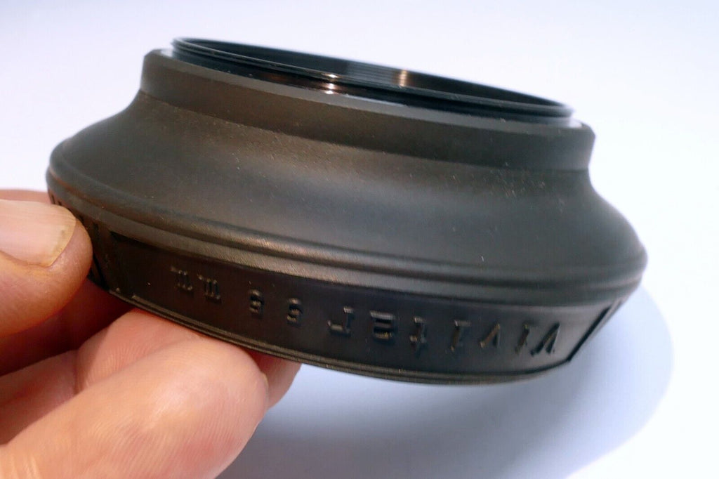 Vivitar 55mm Rubber Lens Hood Shade double threaded collapsible