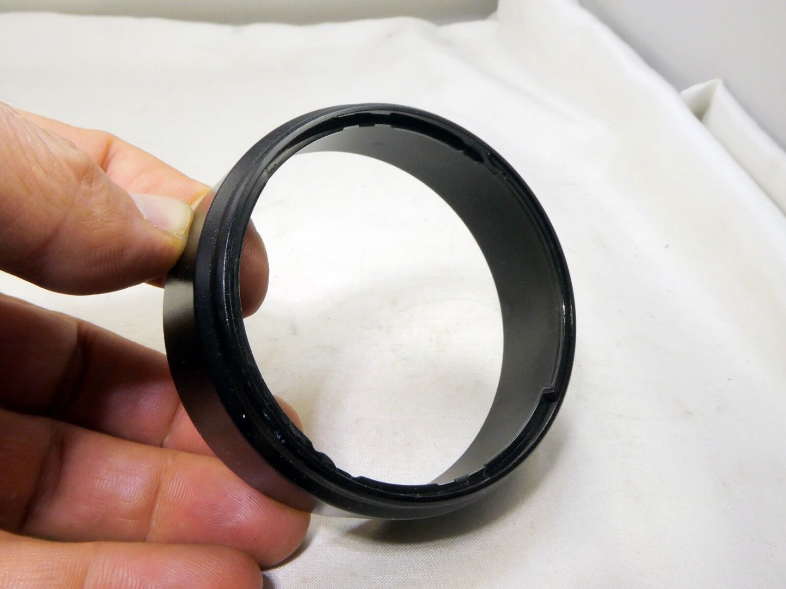 65mm ID  Plastic Lens Hood  twist on type (unknown brand)