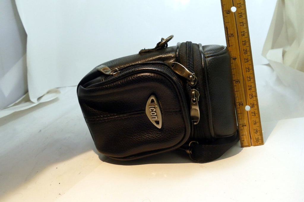 Zeiss Ikon CAMERA CASE with shoulder strap faux leather vintage 4X6" Genuine OEM