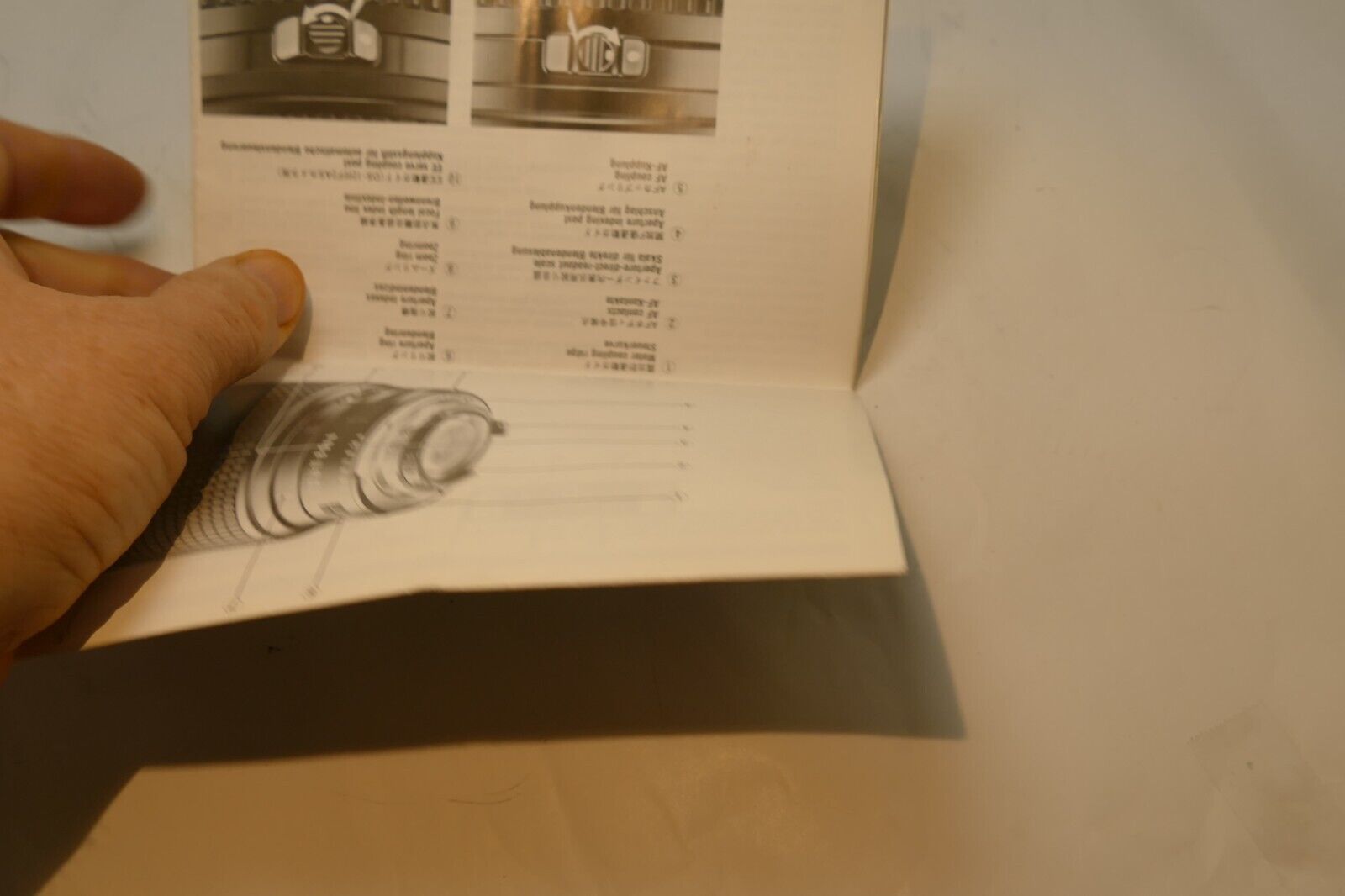 Nikon Nikkor AF 70-210mm f4.0 LENS Instruction Guide Manual