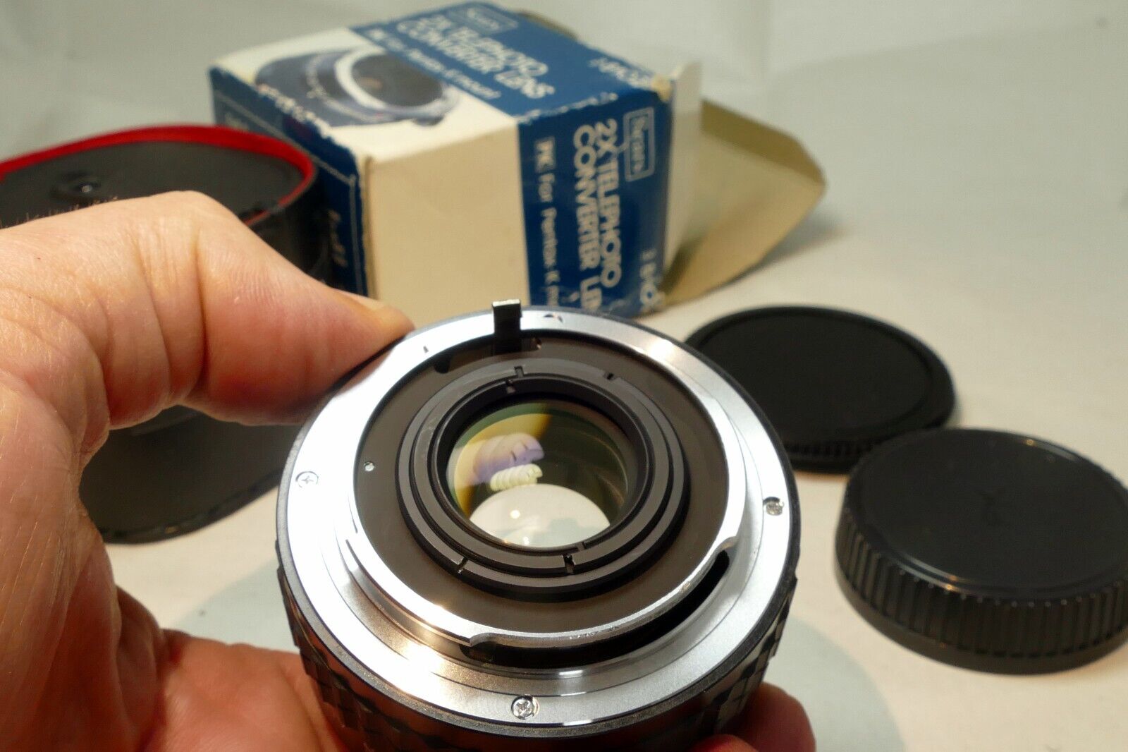 Sears Multi-Coated 2X Lens teleconverter for Pentax K PK mount manual focus