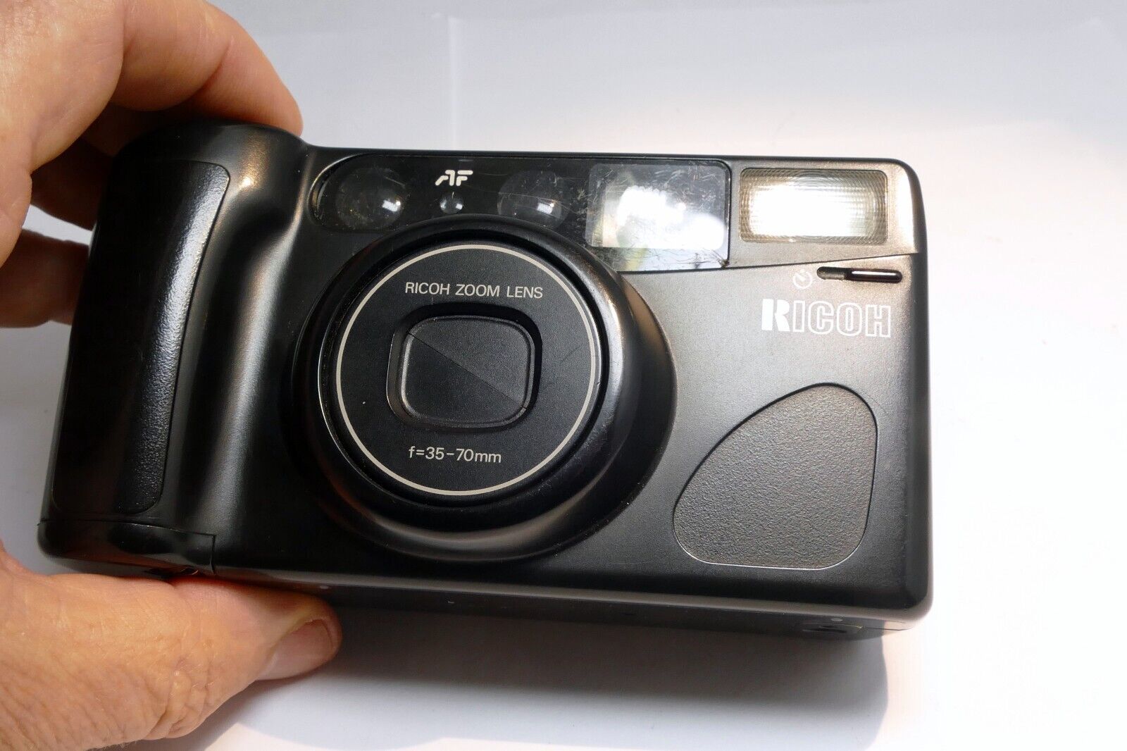 RICOH Shotmaster Zoom 70 35mm Camera with Strap  - untested AS IS