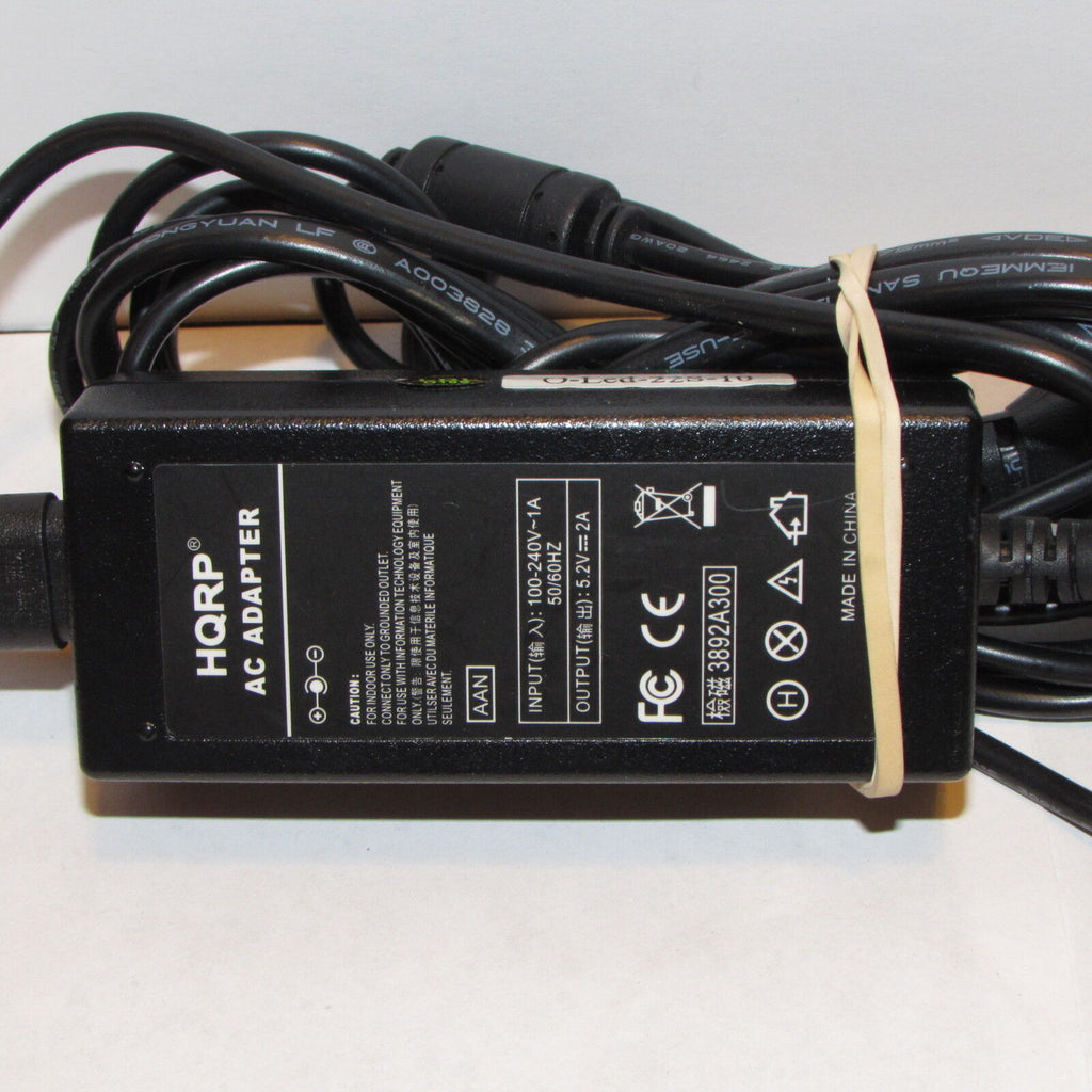 Used HQRP AC Adapter Power Supply 5.2V 2A  100-240V S106001
