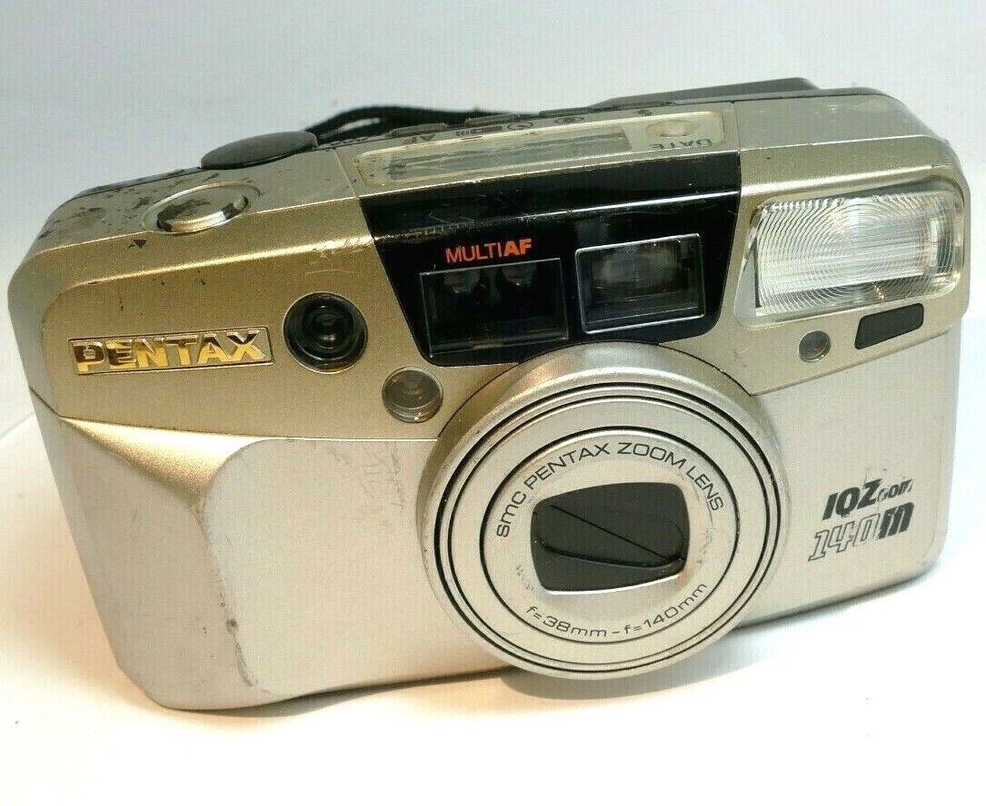 Pentax IQ Zoom 140M 35mm camera - untested  -  for parts AS IS