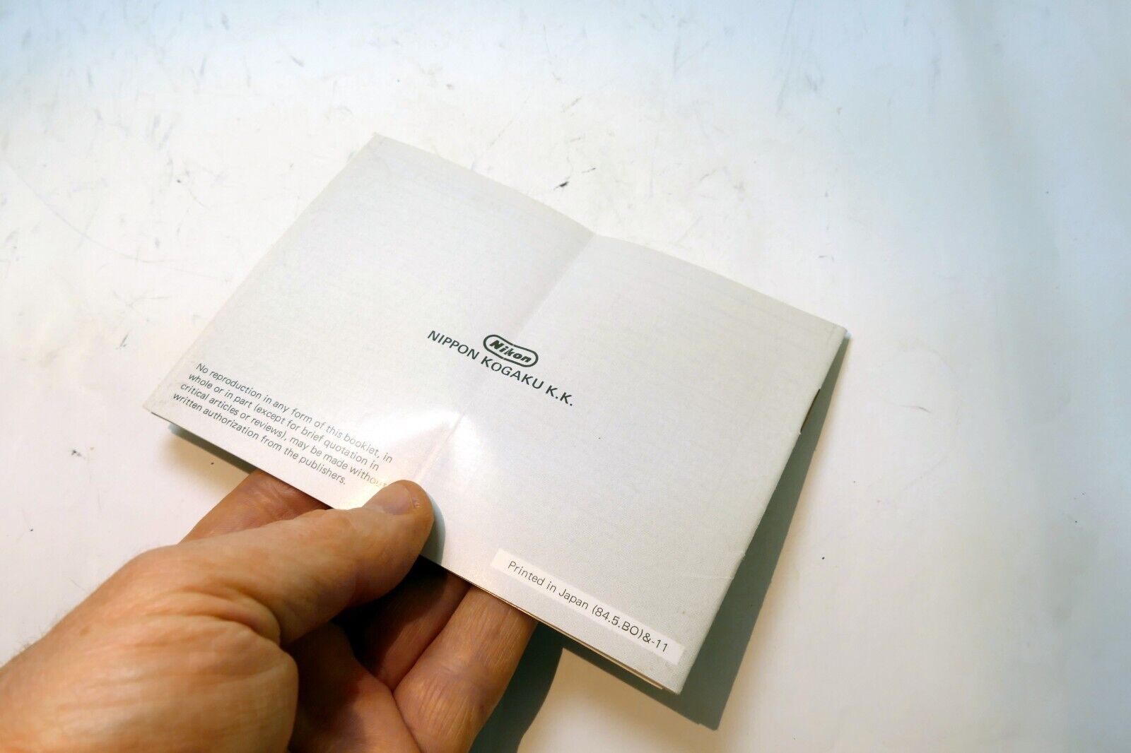 Nikon Micro-Nikkor 55mm f2.8 Ai-s LENS Instruction Guide Manual 1980