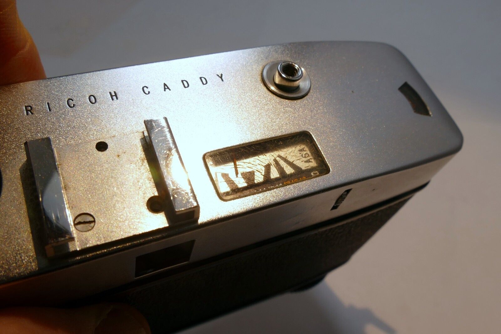 Ricoh Caddy Film 35mm half frame Camera w/ 25mm f2.8 lens - AS IS