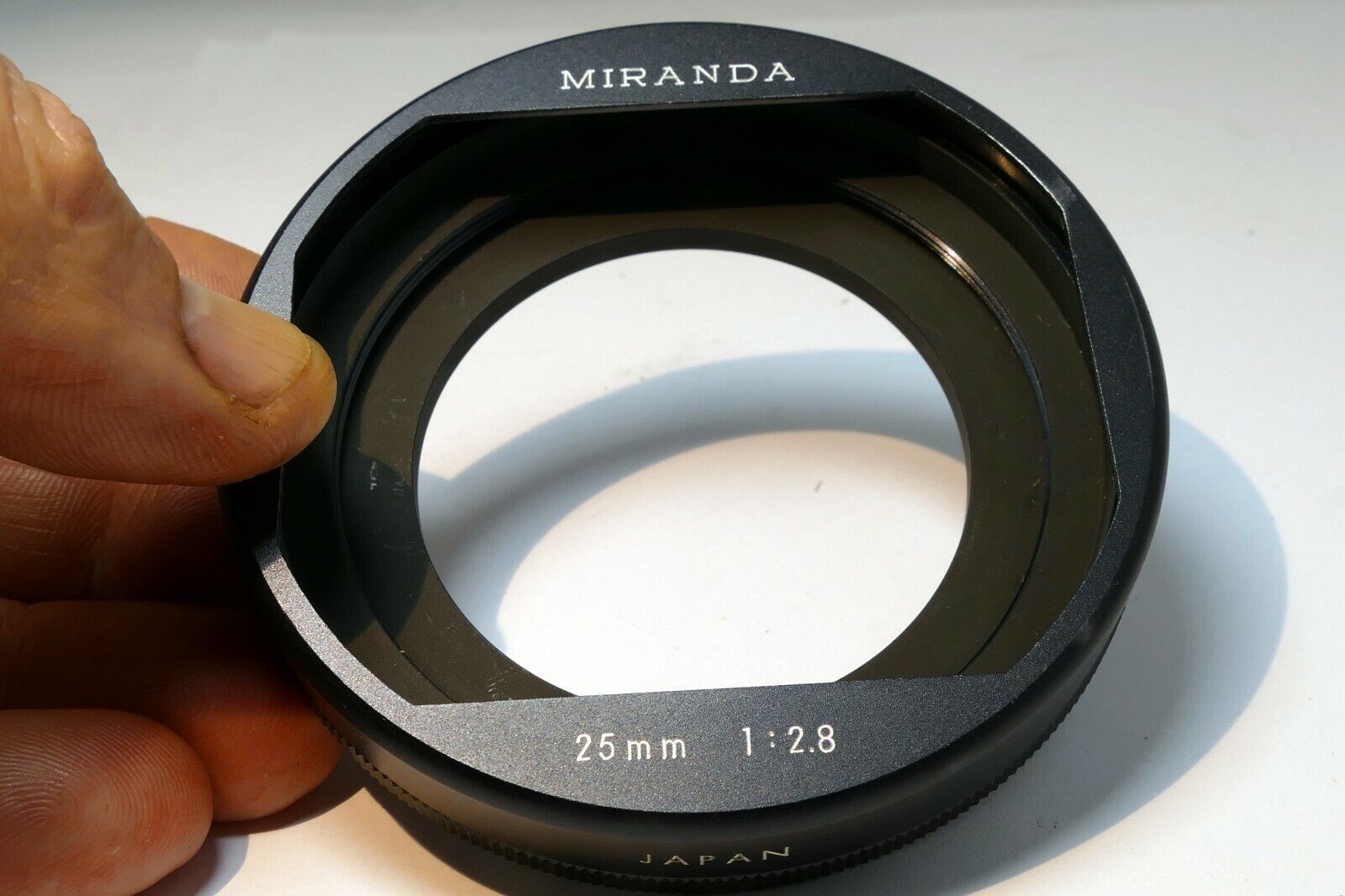 52mm Lens Hood Shade for Miranda 25mm f2.8 Metal 52mm screw in