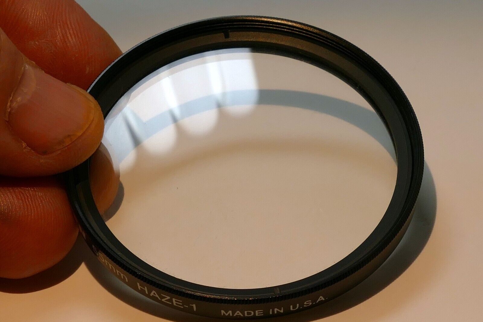 55mm HAZE- 1 TIFFEN OPTICAL GLASS  Filter UV Made in  USA