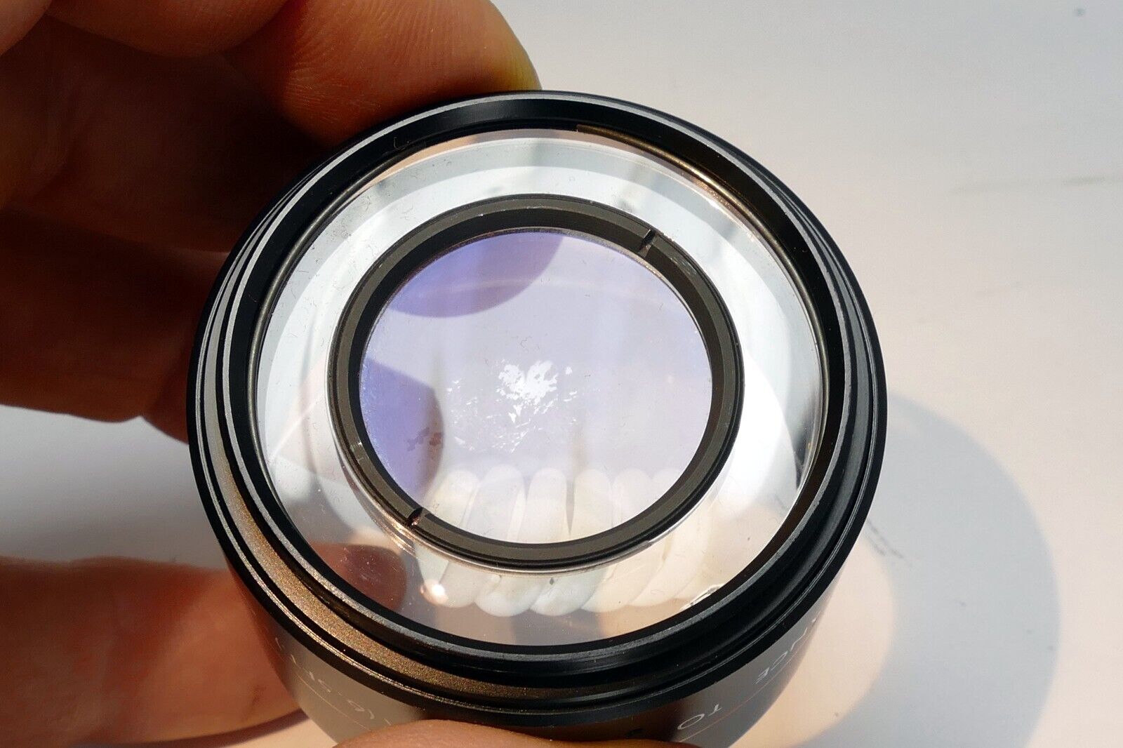EXEL AUX 46mm lens for Talker wide angle with haze