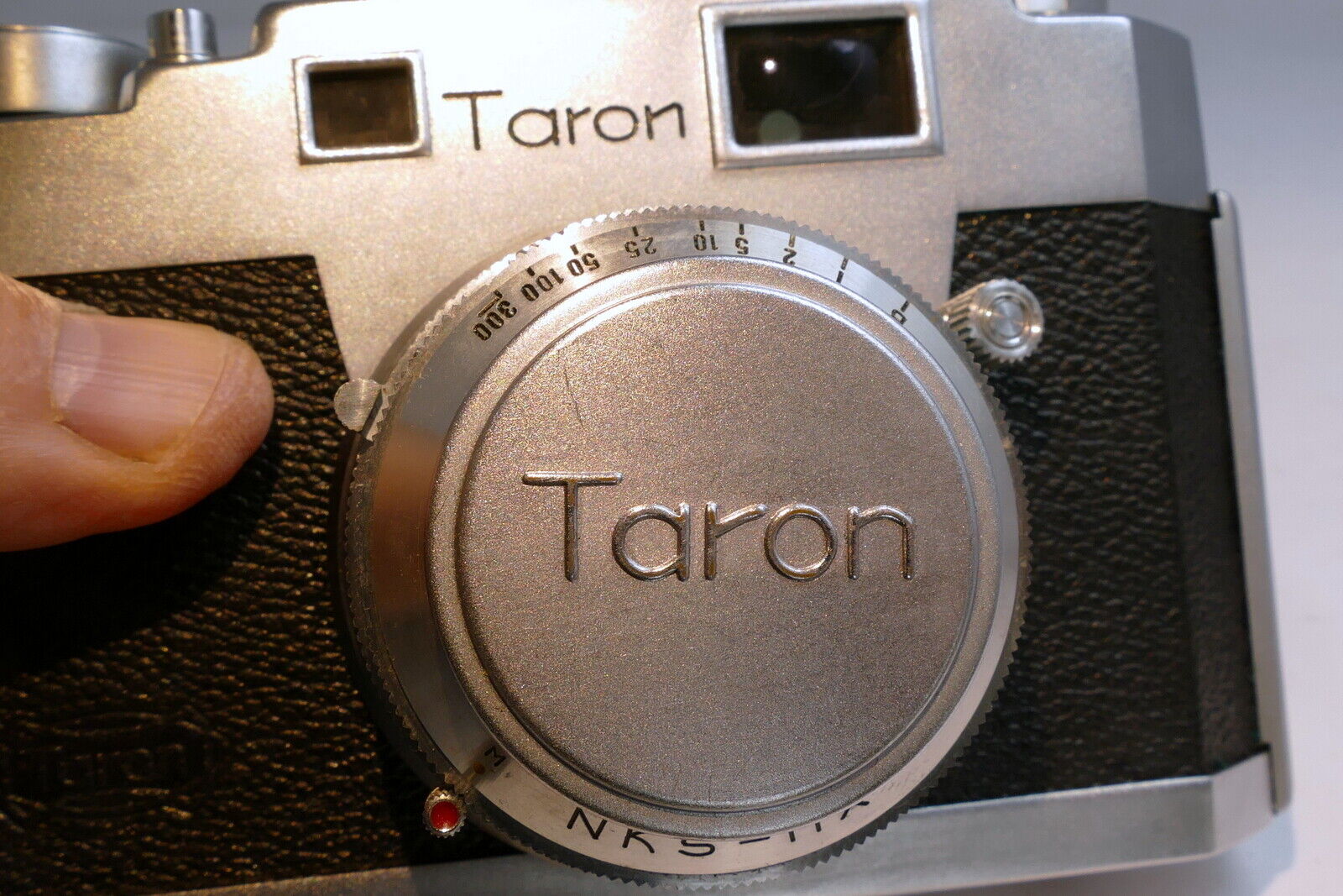 36mm Metal Front Lens Cap for Taron 35 camera with Tomioka Lausar 4.5cm f2.8 RF