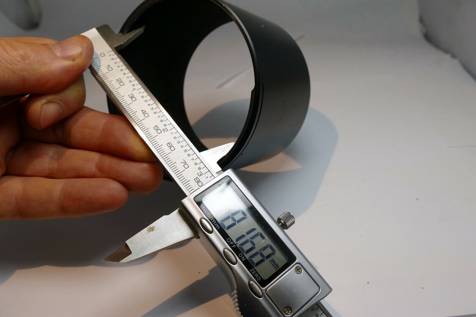 81mm ID Bayonet Lens Hood Shade twist on type telephoto metal