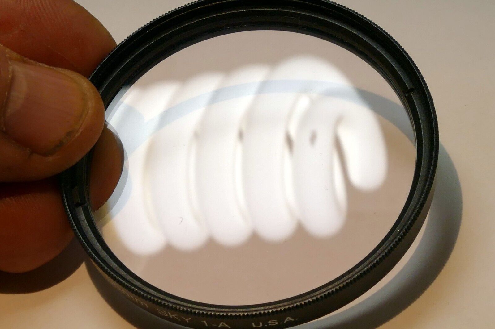 Canon 55mm Filter 1-A Skylight 1x w/ ribbed rim for 50mm f1.8 S.C. - made in USA