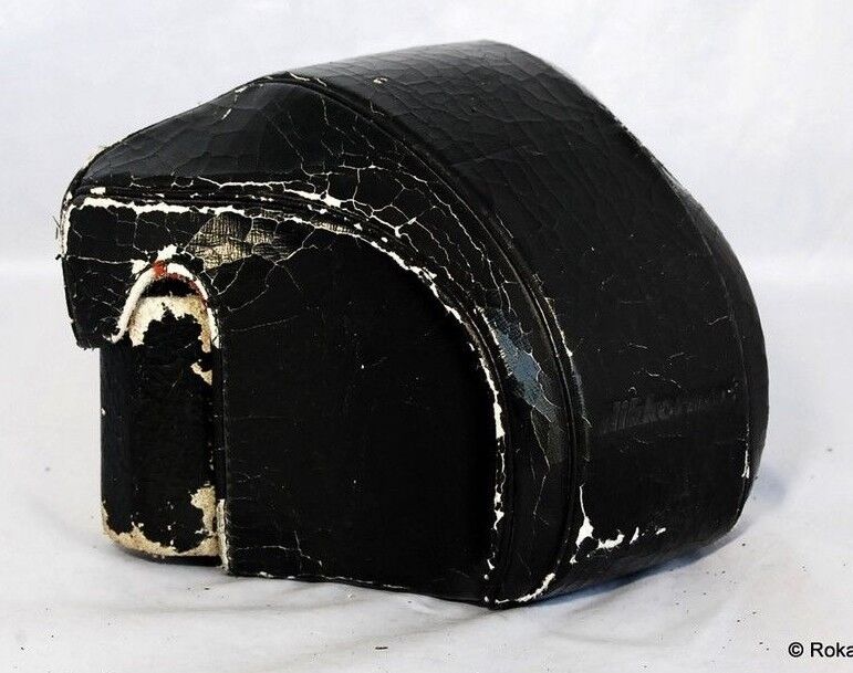 Nikon Genuine everready case Nikkormat camera CH-6 hard (poor condition)