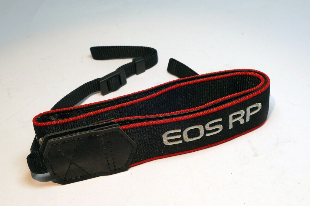 Canon EOS RP  Digital Camera Neck Shoulder Strap Black-Red - -  Genuine OEM