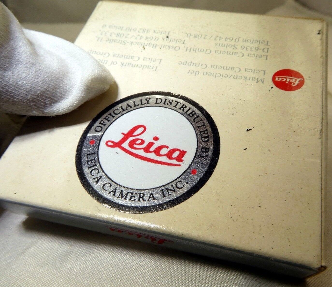 Empty Paper Box for Leica series VII  lens filter vintage OEM