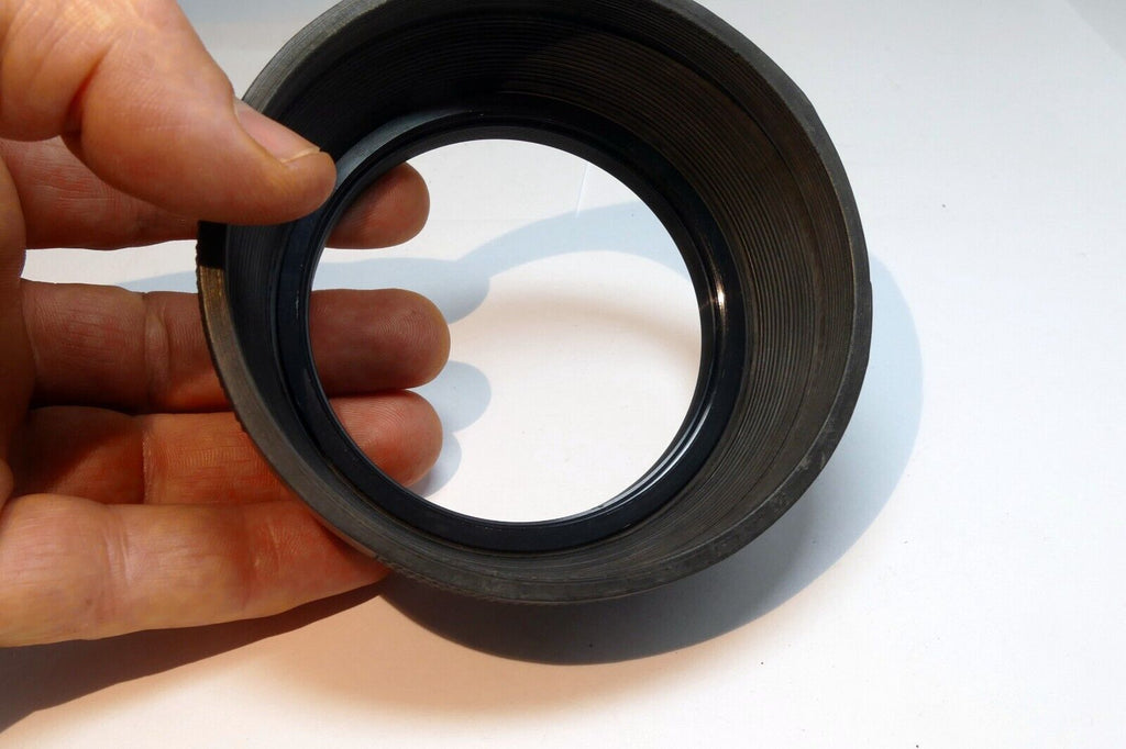 72mm rubber lens hood collapsible double threaded  telephoto 300mm 400mm
