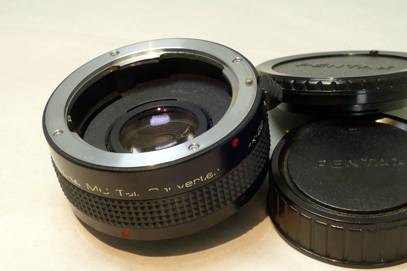 Vivitar Multi-Coated 2X Lens teleconverter for Pentax K PK mount manual focus