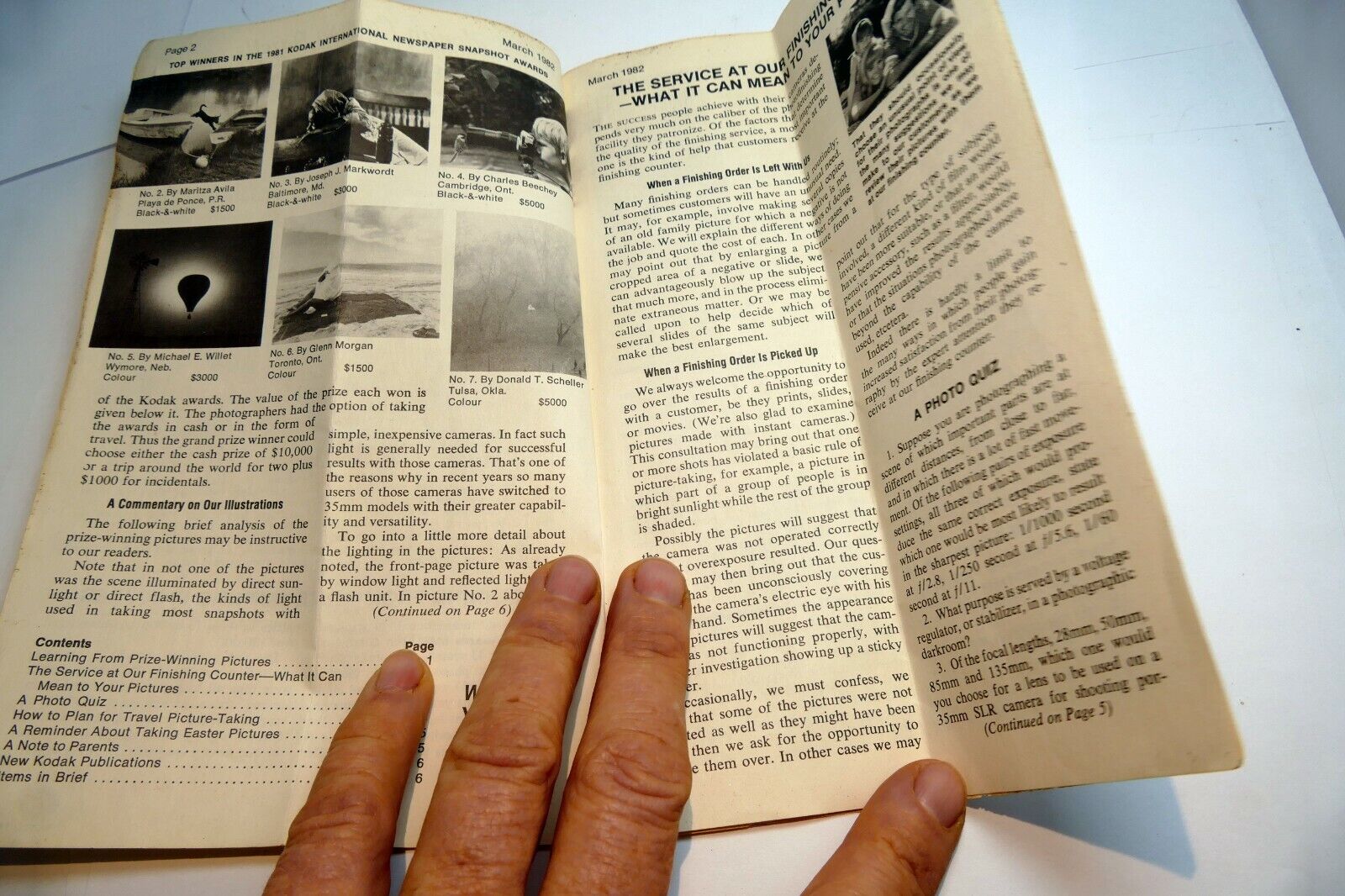 Honan Camera Gazette vintage 1980's tips for better pictures