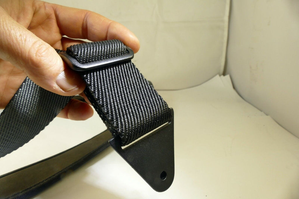 neck shoulder strap for camera case with round plastic clips  2.5" wide 