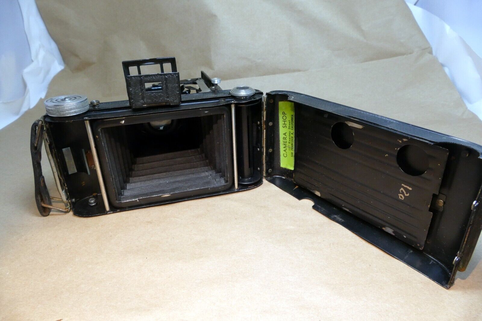 Schneider Kreuznach Radionar 10.5cm F4.5 Folding Camera 120 6X9 - tested works