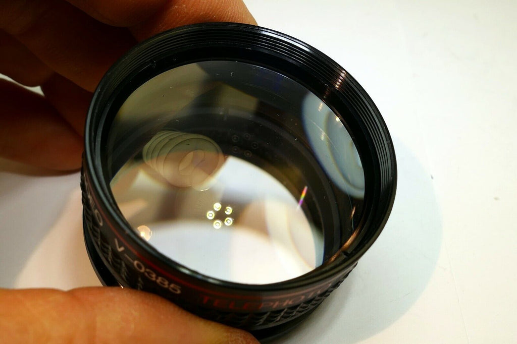 46mm OD Ambico Video AUX 1.5X Telephoto  Lens manual focus V-0385
