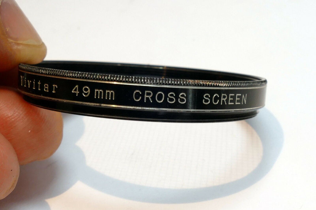 Vivitar  49mm Filter Cross Screen  small Four star