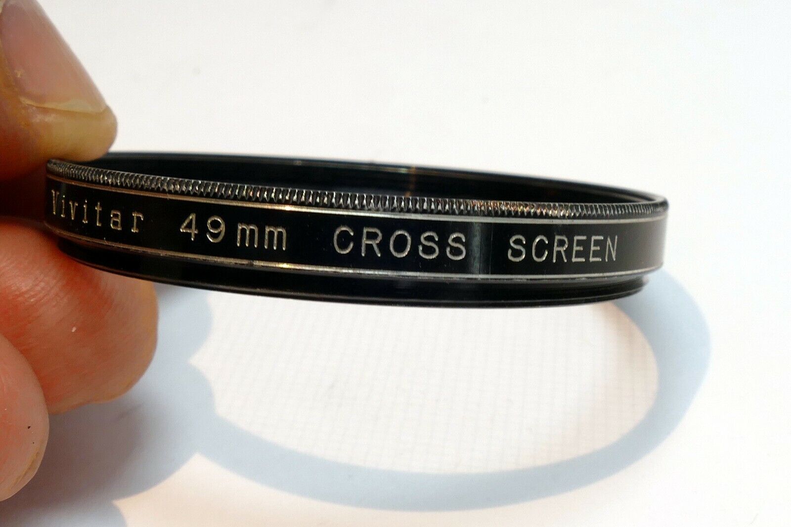 Vivitar  49mm Filter Cross Screen  small Four star
