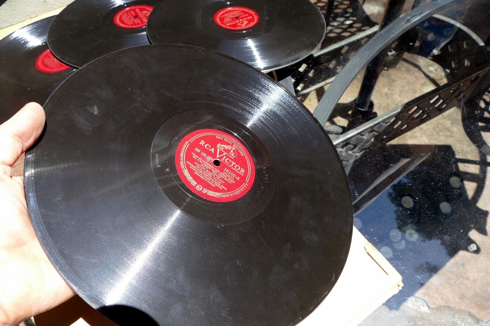 12" 78 RPM Record Set-(7)-Tosca Volume II-Puccini/Set DM-540/Gigli/Fabritiis