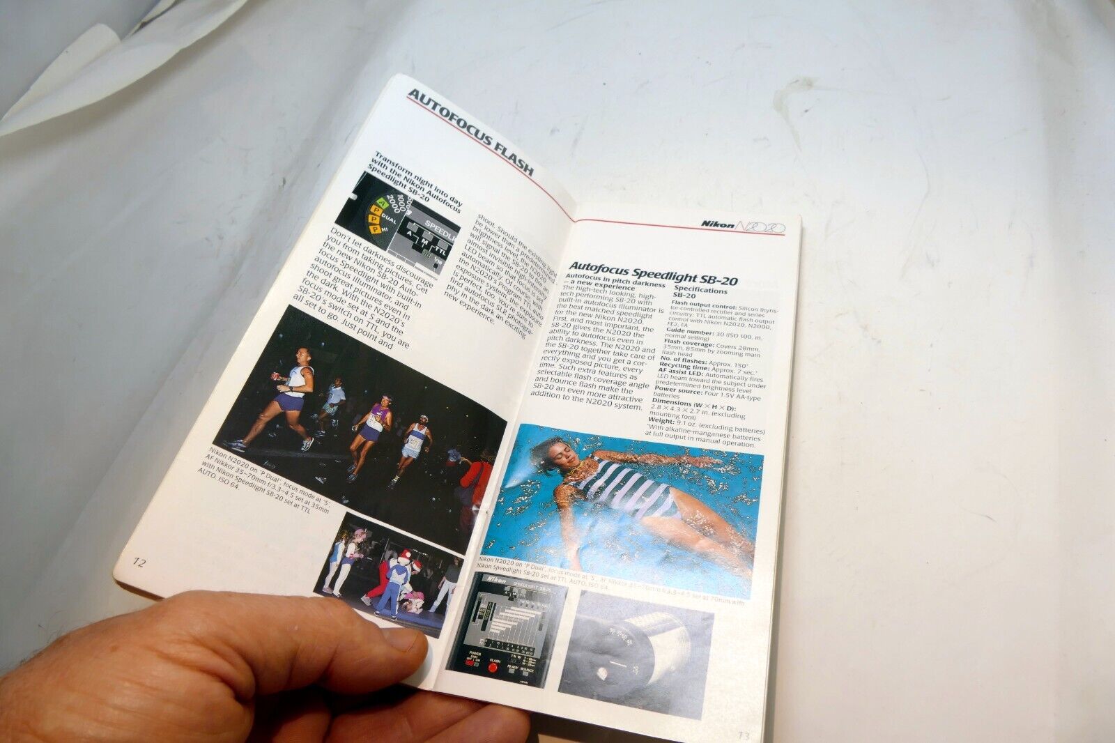 Nikon N2020 Camera  Photography  Brochure Features Technical Highlights 1986