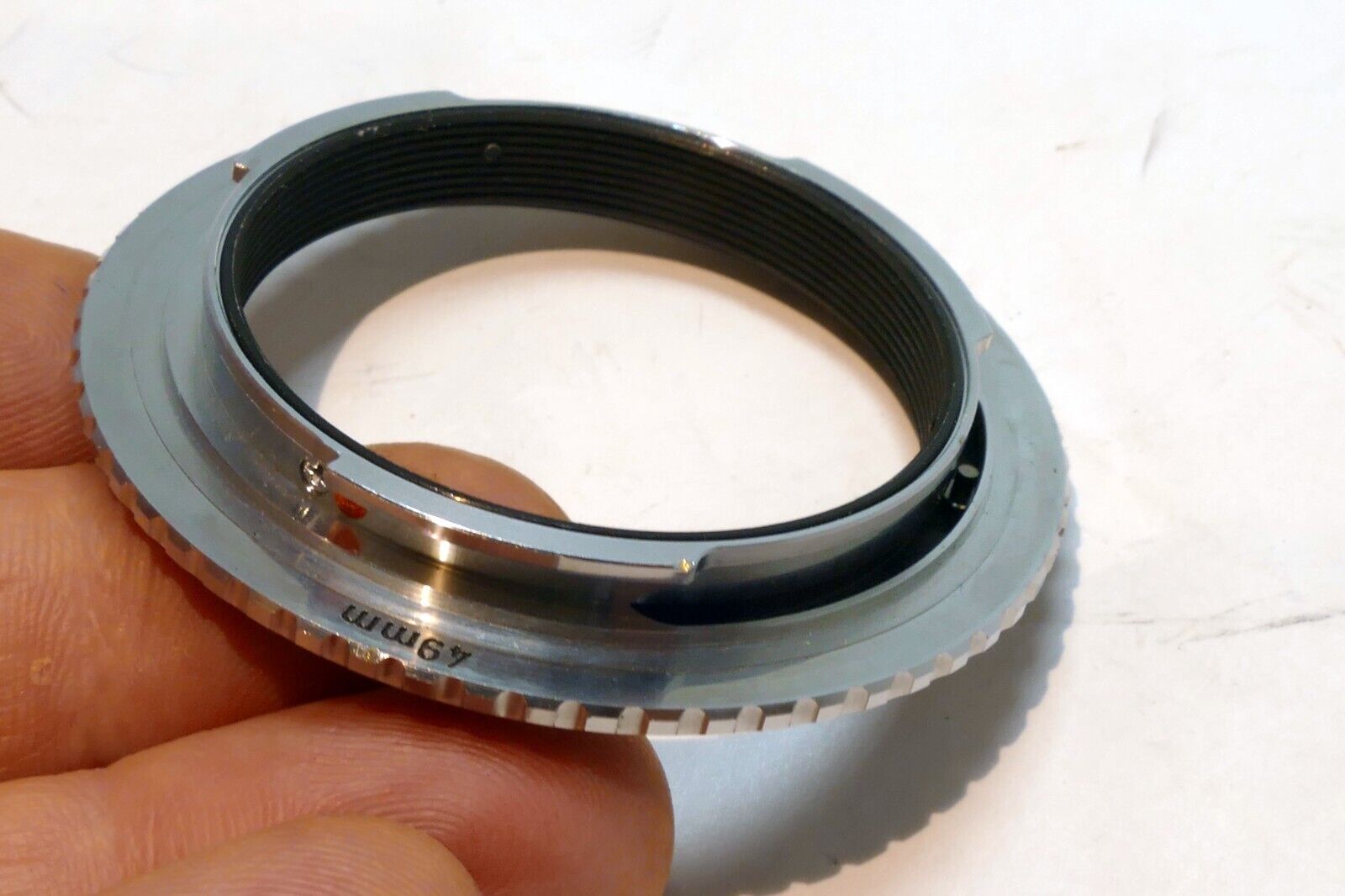Pentax Asahi PK Camera mount adapter Ring to 49mm Reverse macro - Genuine OEM