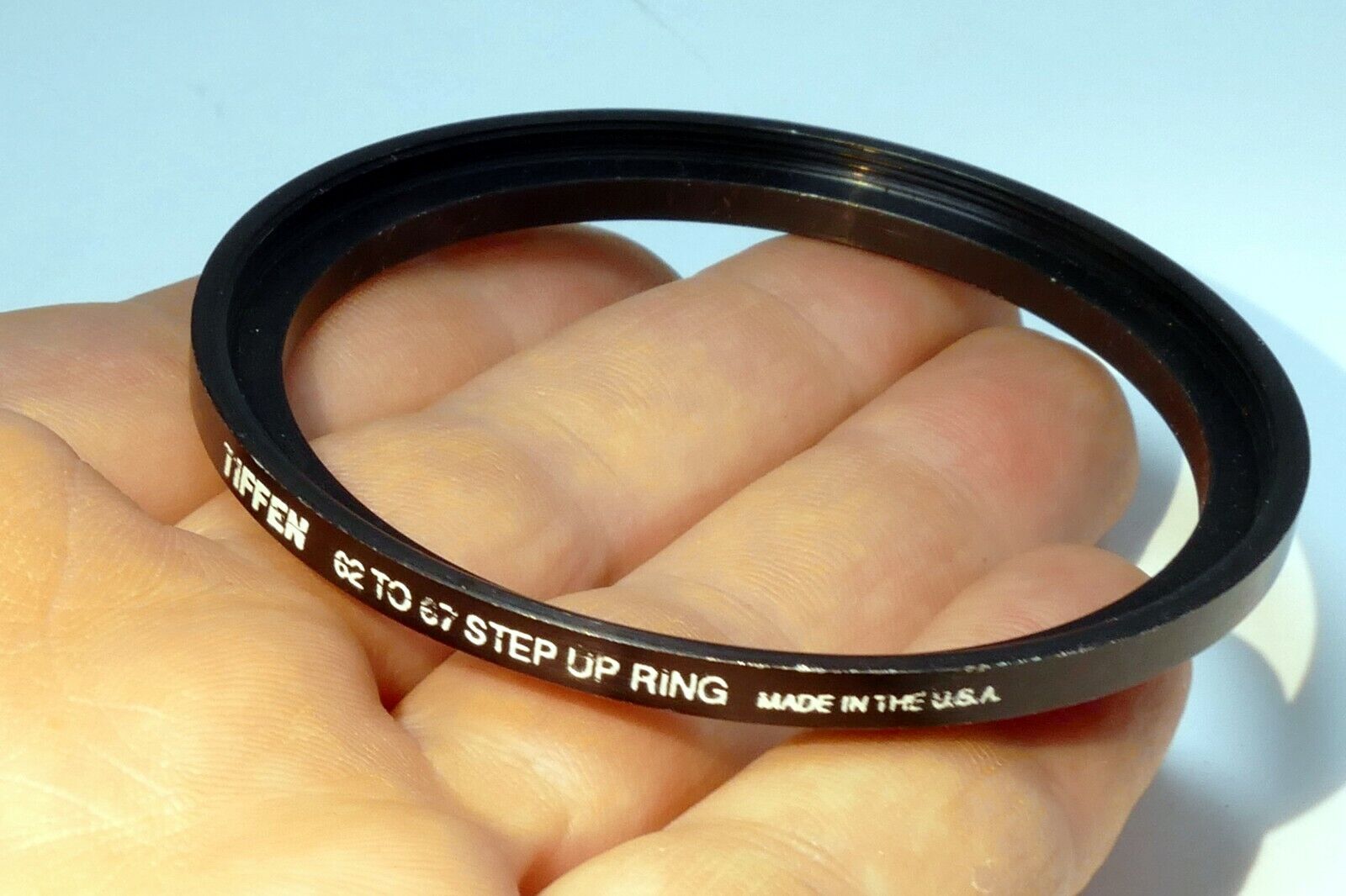 62mm to 67mm  lens ring step Up threaded male to female thin profile wide angle