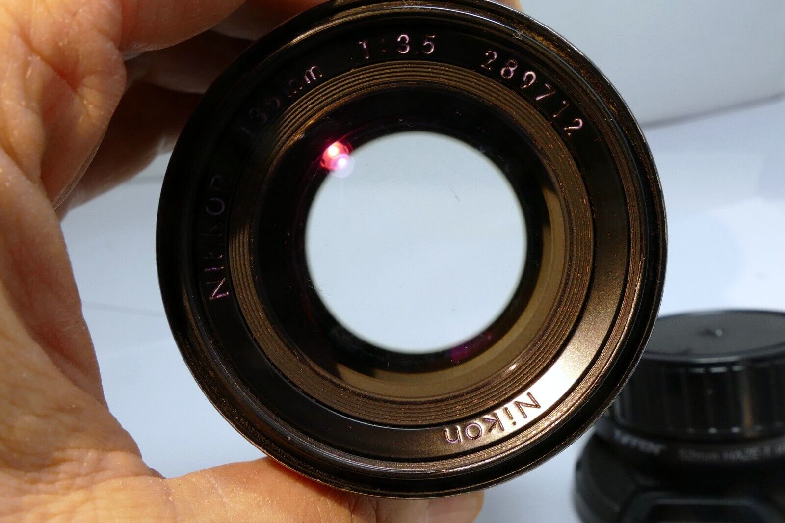 Nikon 135mm f3.5 Ai Nikkor Manual Focus LENS with fungus AS IS - still works