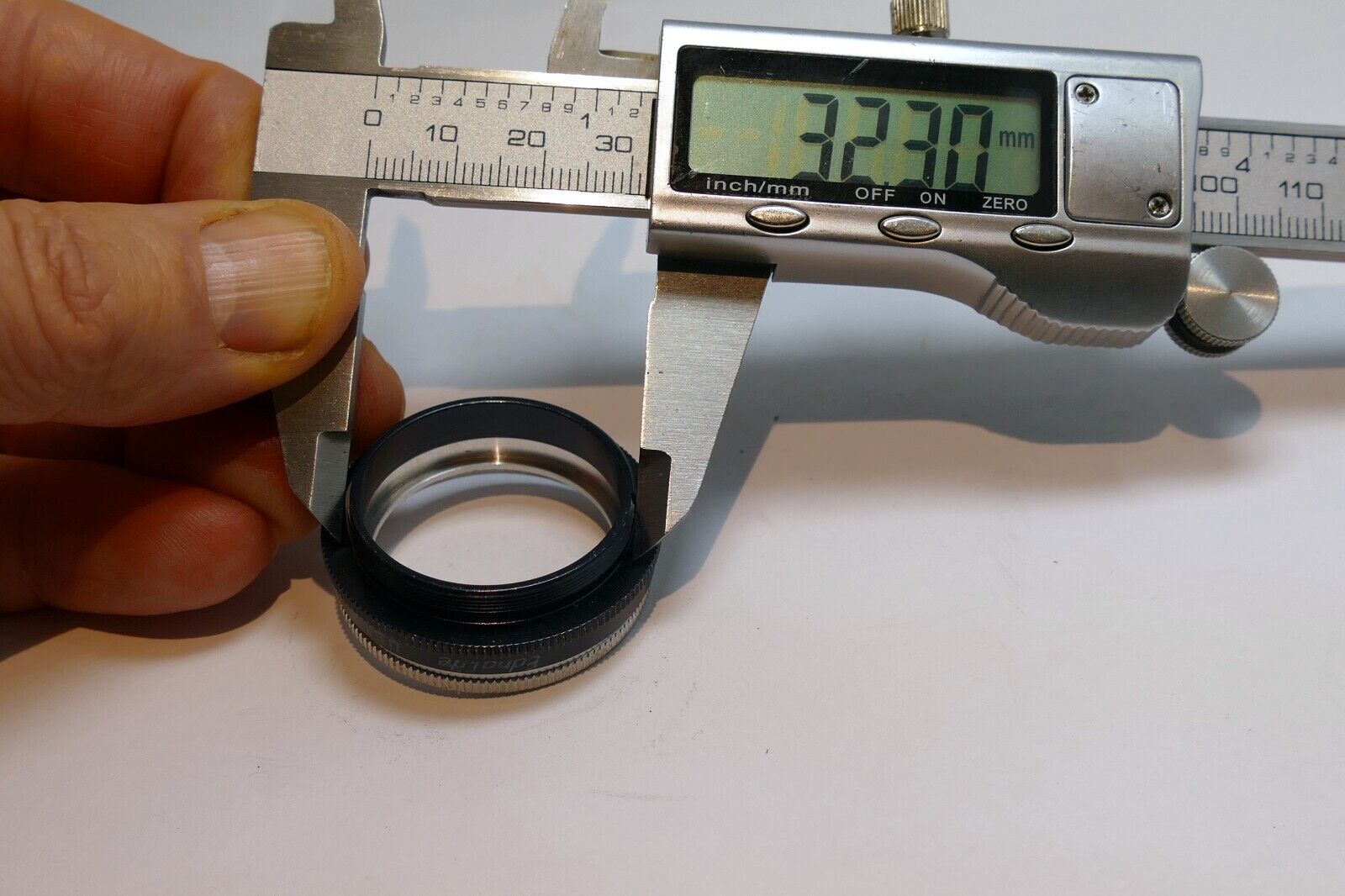 32.5mm to 33.3mm series V 5 filter holder adapter threaded w/ retaining ring 554