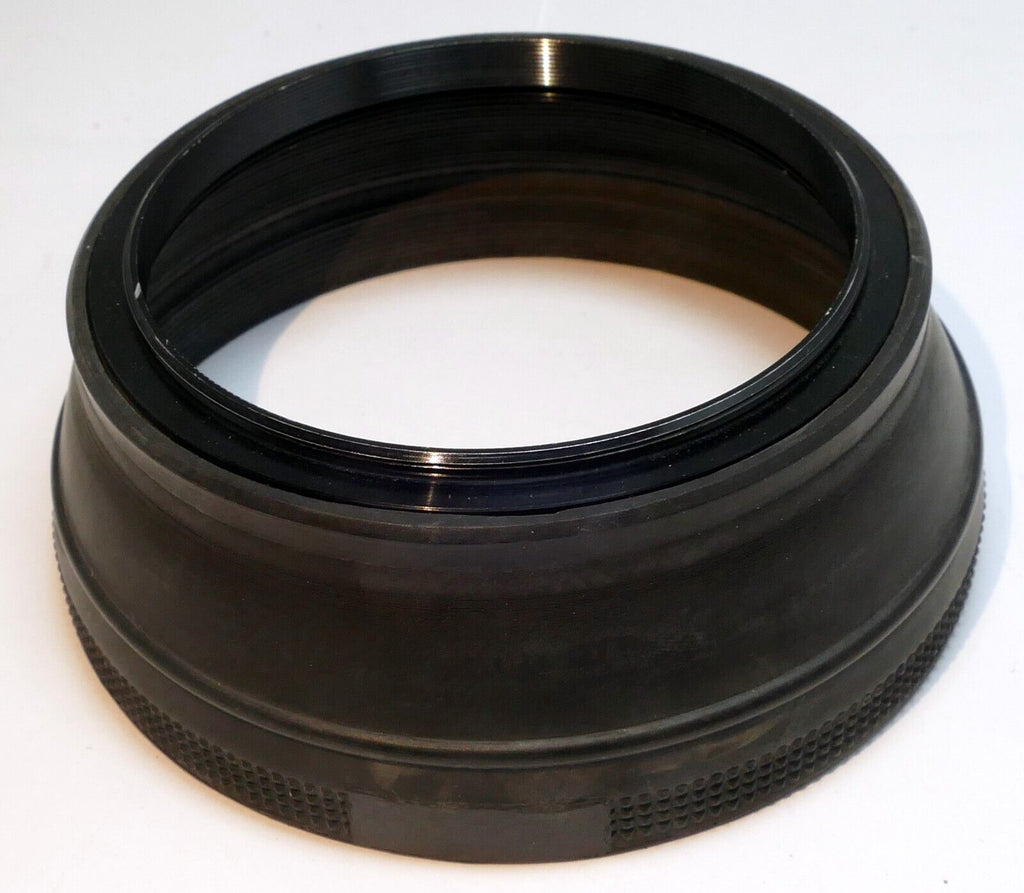 72mm rubber lens hood collapsible double threaded  telephoto 300mm 400mm