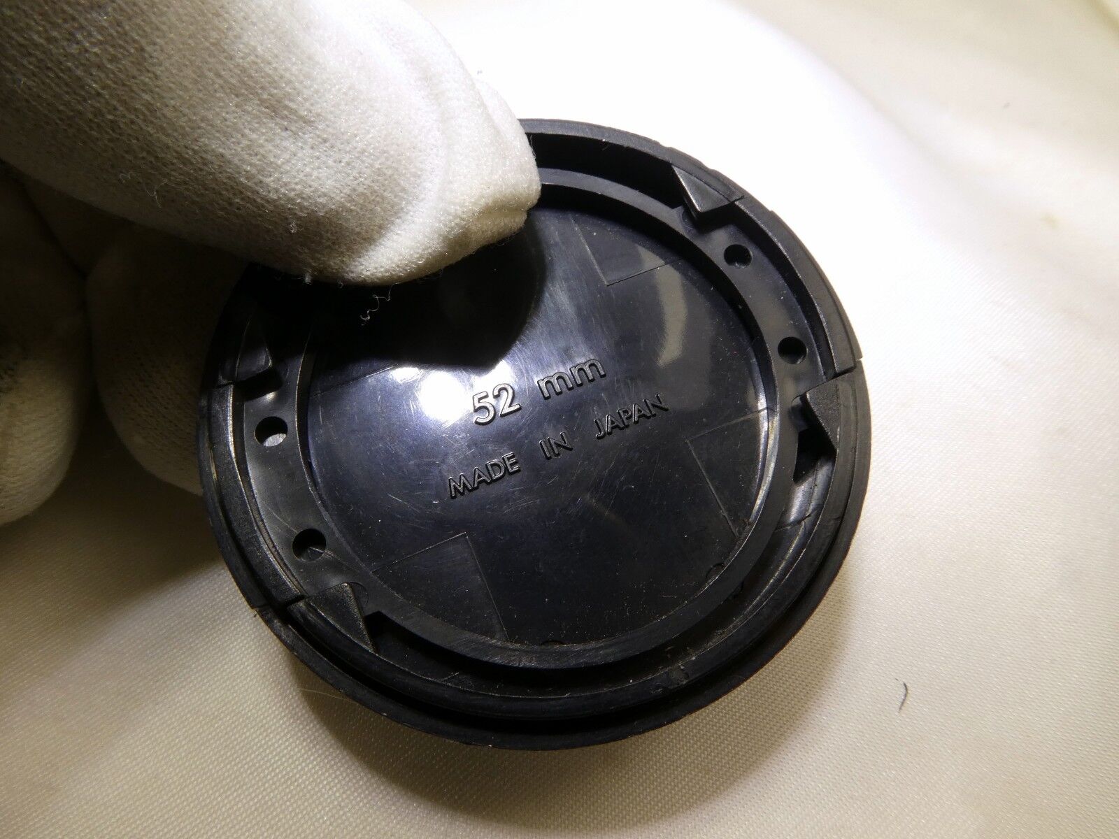 Sigma 52mm Front Lens Cap Snap on type all Black