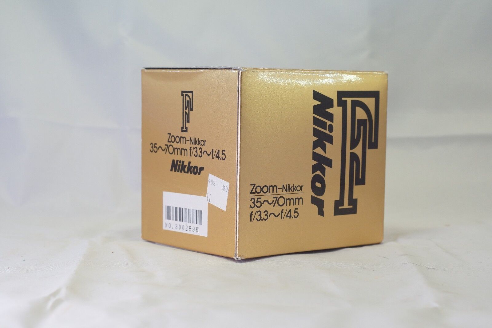 Empty Box for Nikon zoom 35-70mm f3.3-4.5   F (Ai-s)  lens manual focus
