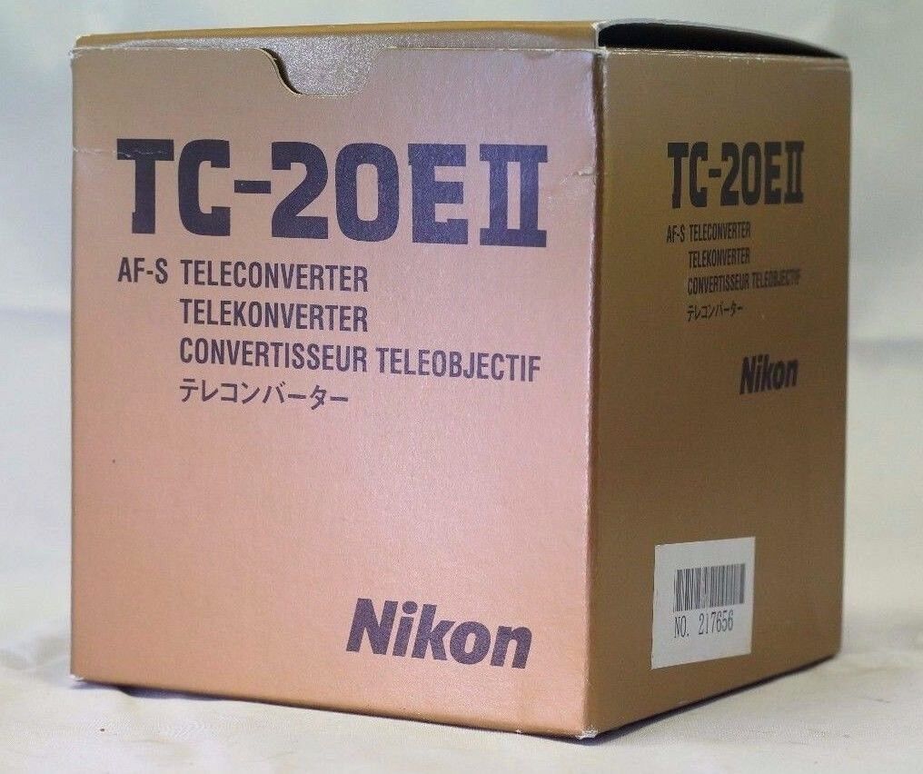 Empty Box for Nikon TC-20E II  F (Ai)  lens manual focus Teleconverter