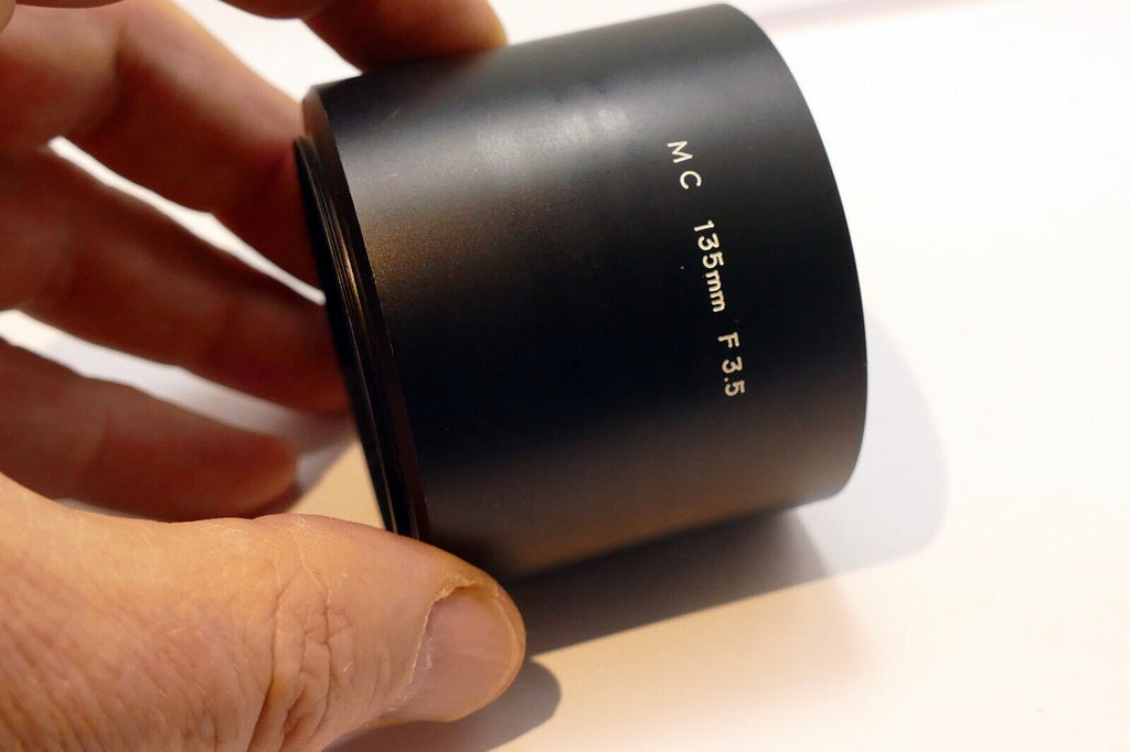 Minolta 52mm Metal Lens Hood Shade for MC 135mm f3.5 - genuine OEM