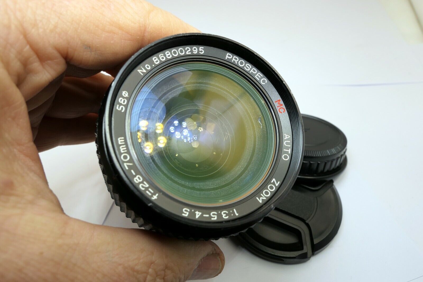 Prospec Zoom f3.5-4.5 28-70mm Lens for Pentax A KA KR manual focus zoom
